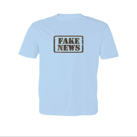 🆕”FAKE NEWS” KIDS’ T-SHIRT! UNISEX! SZ: XL (SEE SIZE CHART ATTACHED) - Picture 1 of 9